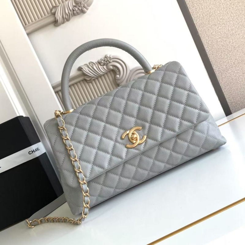 Ch**el top handle bags